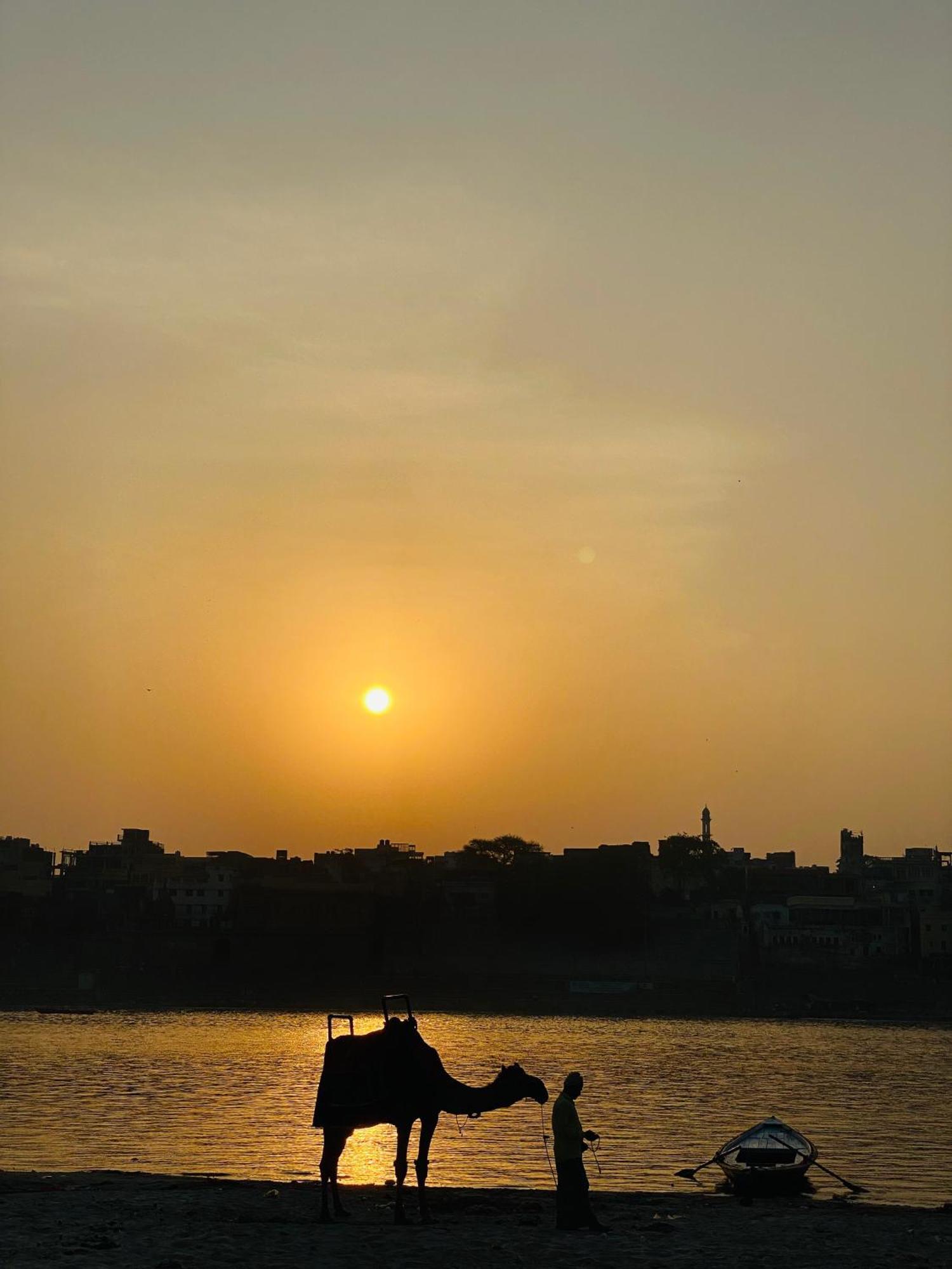 Ganga Guest House Benares Buitenkant foto