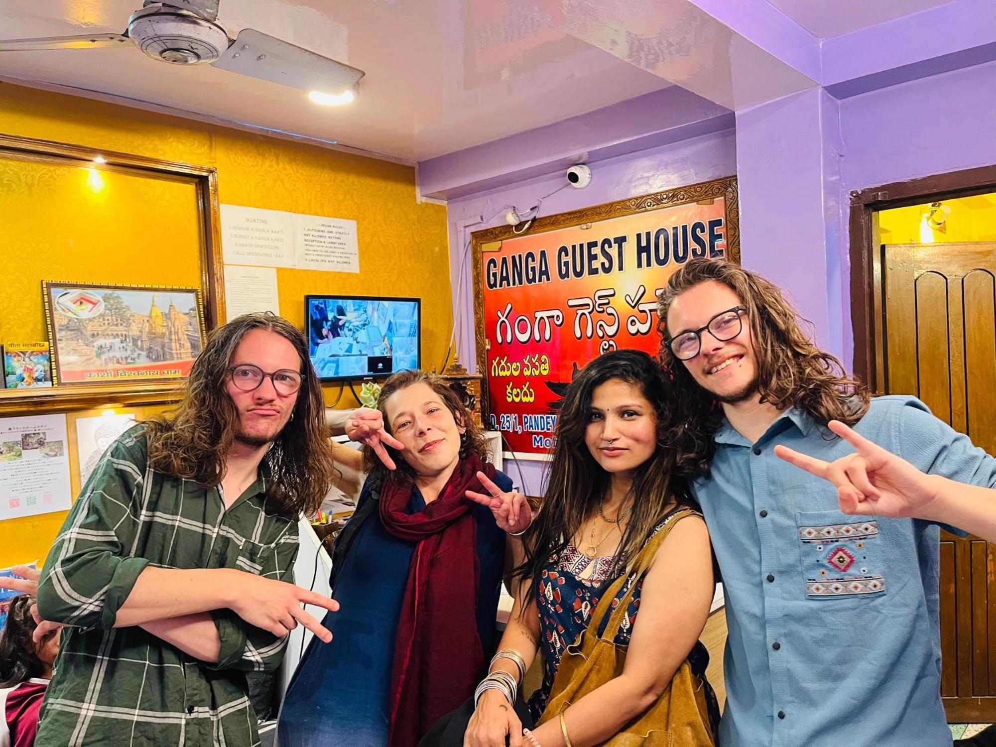Ganga Guest House Benares Buitenkant foto